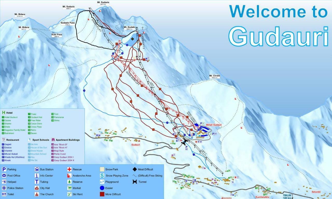 2-Room Apartment Nft Vista Gudauri 17- Near Ski Lift المظهر الخارجي الصورة